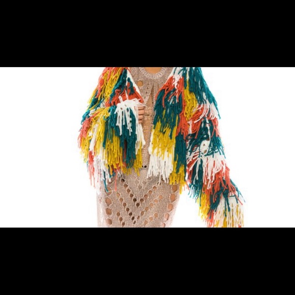 Multi-Color Shaggy Cardigan - Picture 3 of 4